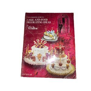 Wilton Cake and Food Decorating Ideas vintage book- 1970